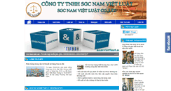 Desktop Screenshot of namvietluat.com